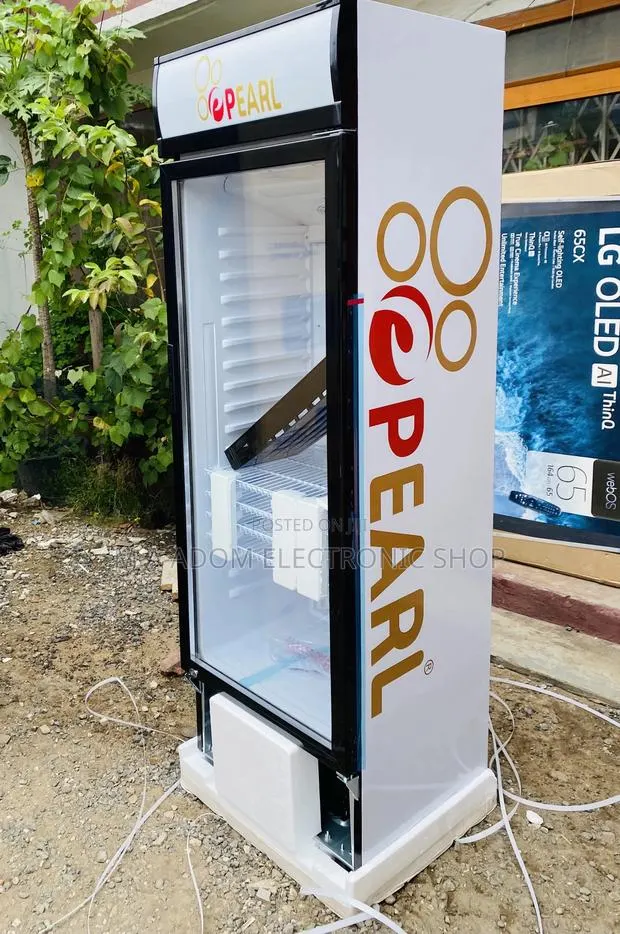 Shop Classics Pearl PVC 424-2b Single Door Display Fridge · Photo 1