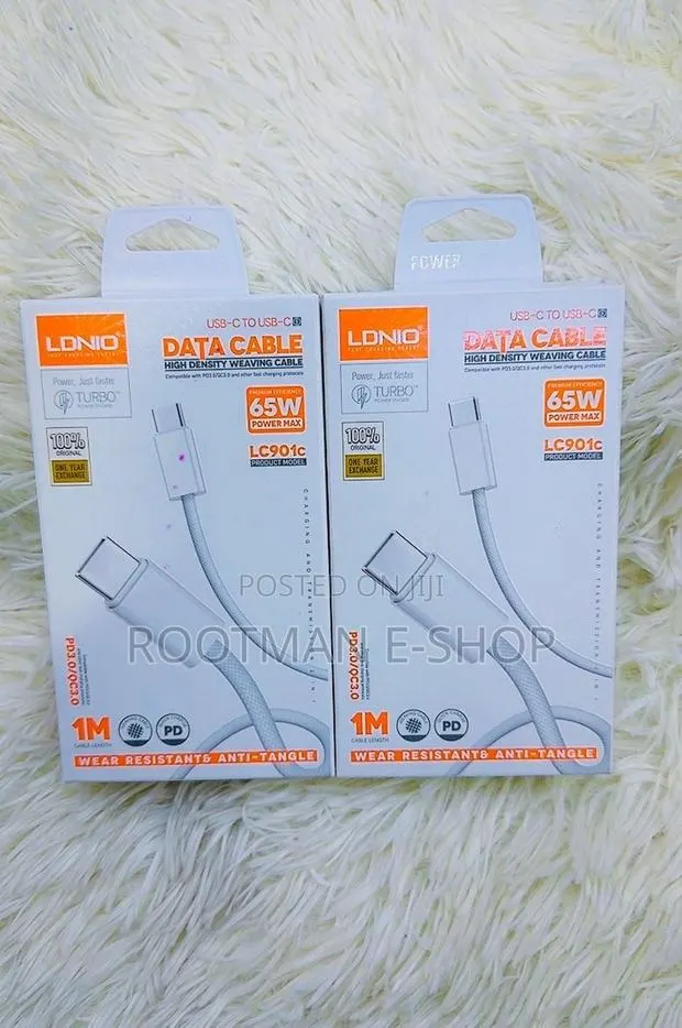 LDNIO LC901C Electronic Accessories Braided Multi Cable Fast Chargiy · Photo 1
