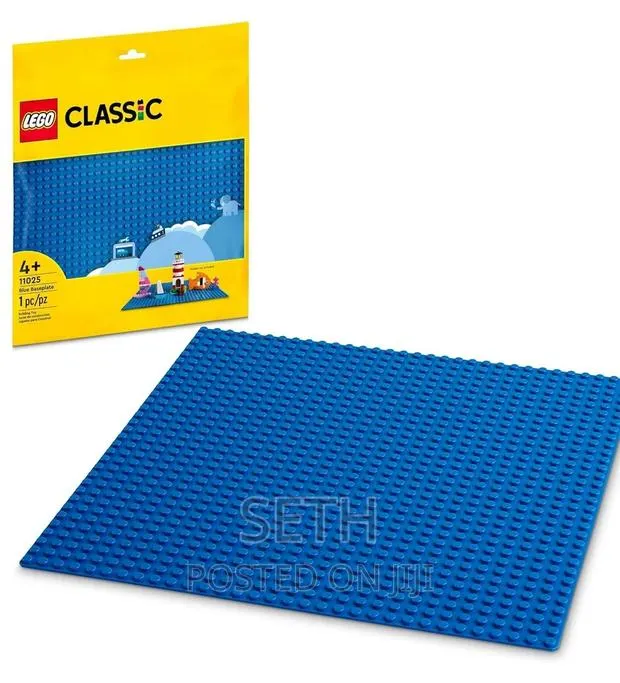 LEGO Classic Blue Baseplate Square 32x32 Stud Foundation To · Photo 1
