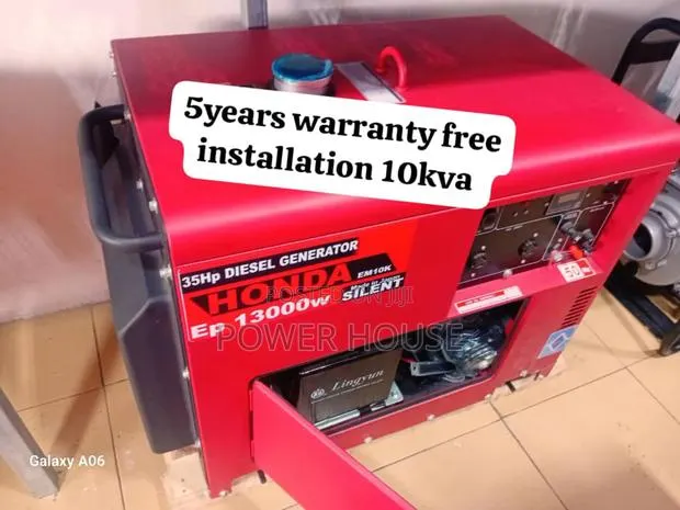Vortex Bock Honda Diesel Engine Generator 10kv · Photo 1
