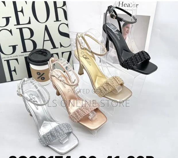 Ankle Strap With Rhinestone · Photo 1