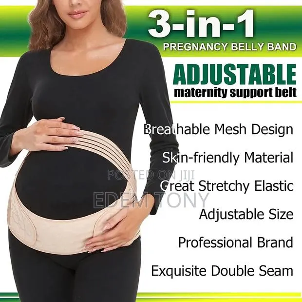 Pregnancy Maternity Belt Lumbar Back Support Waist Band Belly Brace · Photo 3