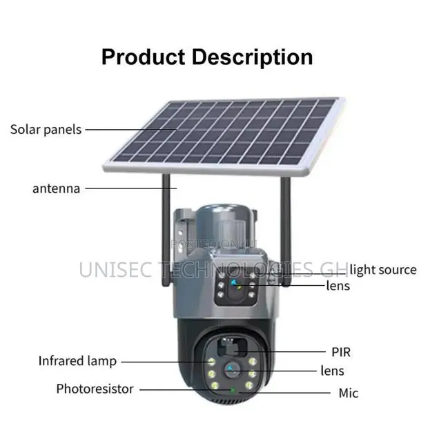 Dual Lens Solar PTZ Camera(All Networks) · Photo 1