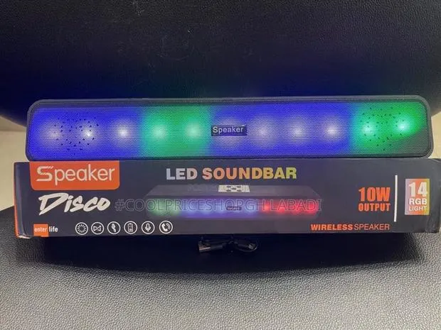 Disco Led Soundbar Wireless Music Box · Photo 1