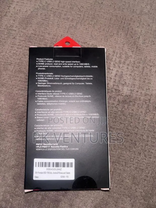 SSK Sd500 Portable SSD –1tb · Photo 1