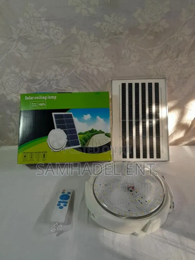 100watts Solar Ceiling Light With Rote Control · Photo 1