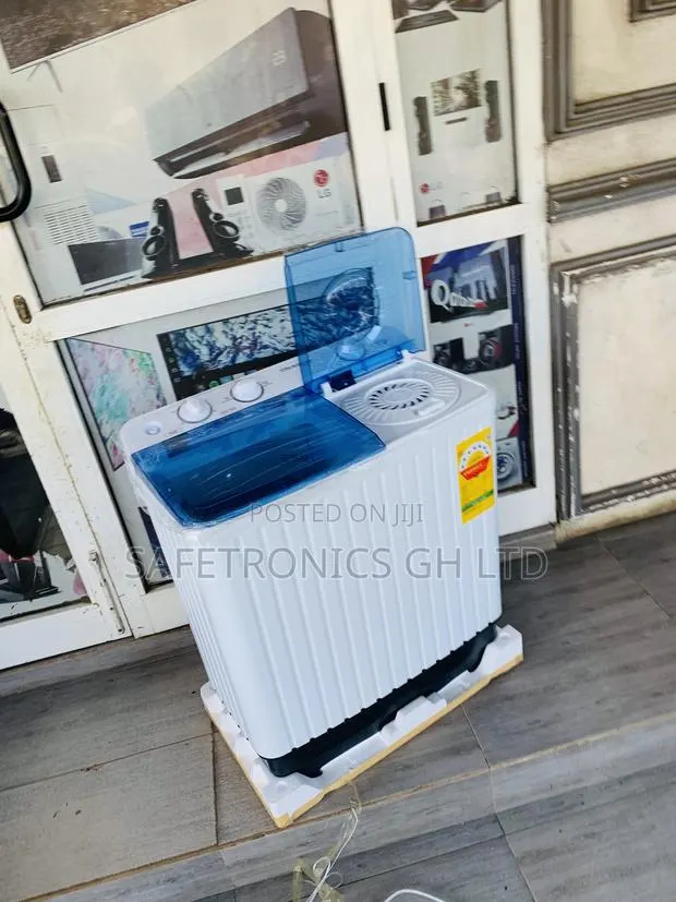 Affordable Sleek Nasco Washing Machine Semi Automatic 8 Kg White · Photo 1