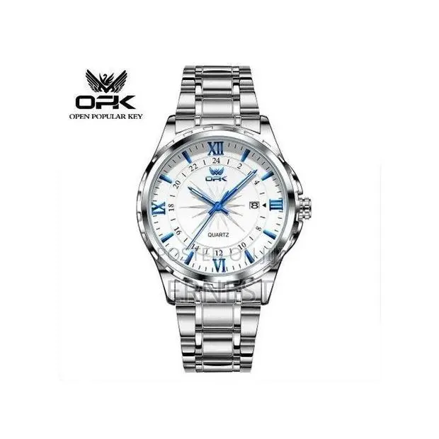 Brand New Opk Men's Silver Quartz Watch · Photo 1