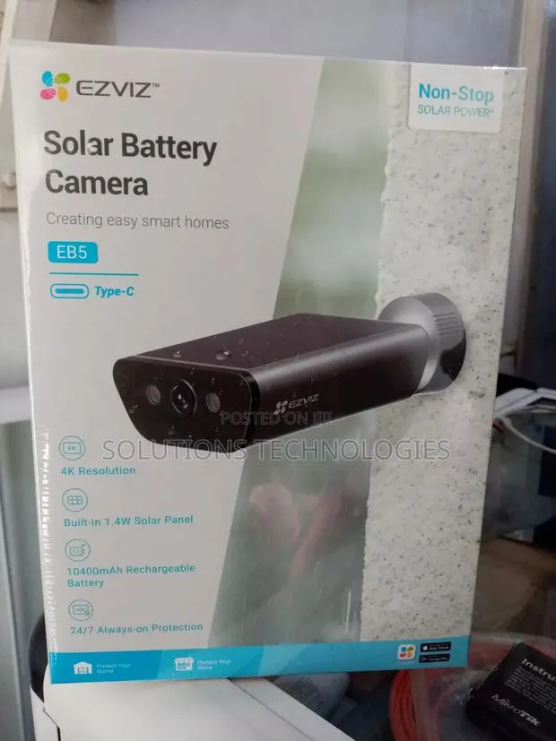 Smart Home Solar Battery Camera · Photo 1