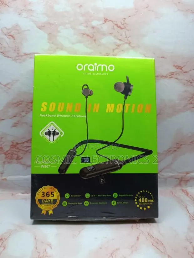 Oraimo W807 Smart Wireless Neckband Earphones · Photo 1