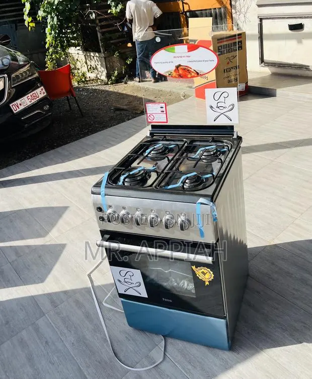 Check Out Ferre 50x60cm Glass Lid 4 Gas Burner With Grill · Photo 1