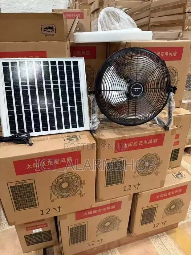 Solar Power Cooling Fan · Photo 1