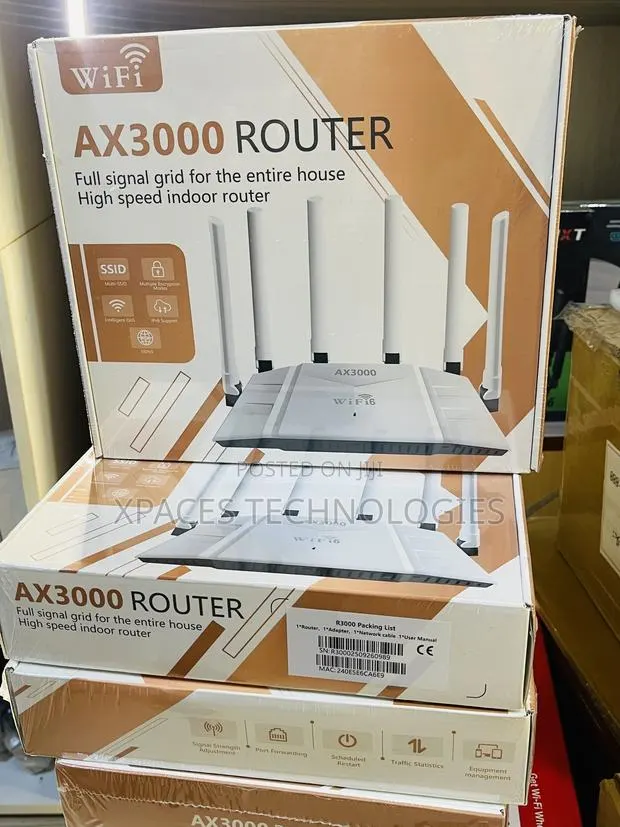 Exquisite AX3000 WIFI6 Dual Band 2.4/5Ghz Gigabit Wireless Mesh Router · Photo 1