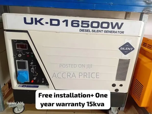 Actual Power Capacity Uk-D 15kva Diesel Gen 15kva Genset · Photo 1