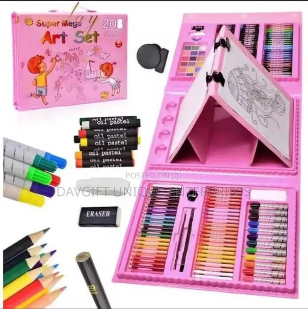 208pcs Painting and Drawing Tools With Board · Photo 1