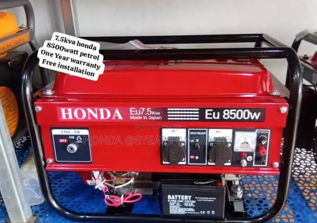 Energy Solutions 7.5kva 8500watt Honda Generator Petrol · Photo 1