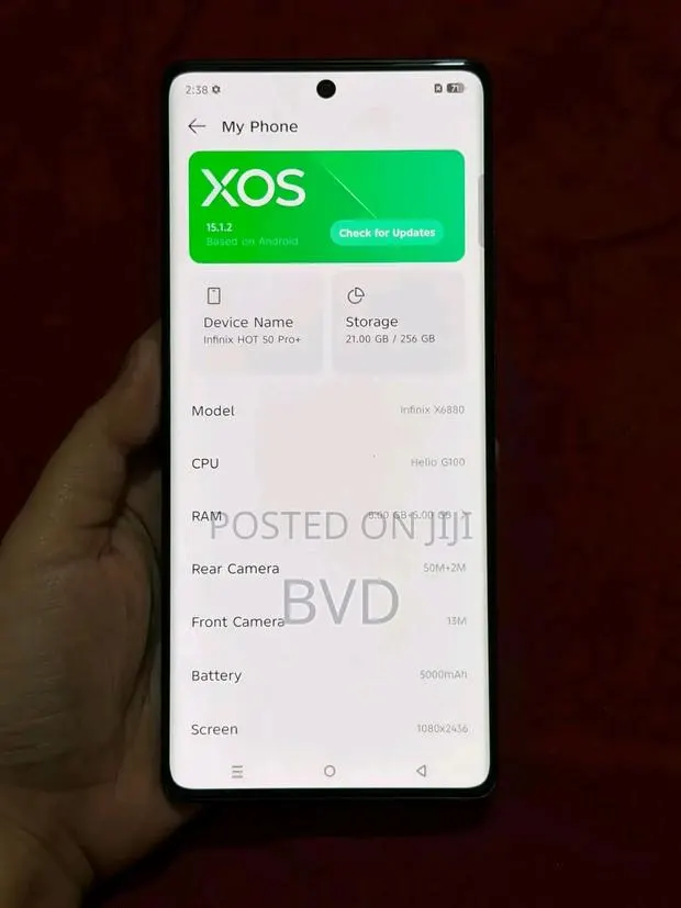Infinix Hot 50 Pro+ 4G 256 GB Black · Photo 1