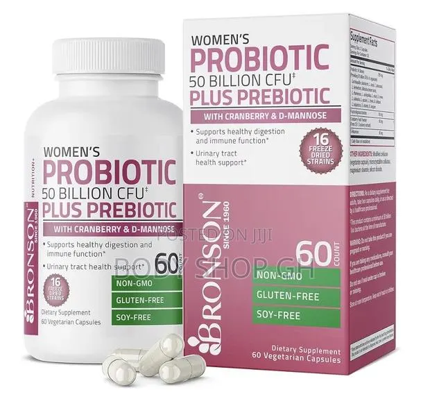 Women Probiotic 50 Billion Cfu + Prebiotic With Cranberry + D-Mannose · Photo 1