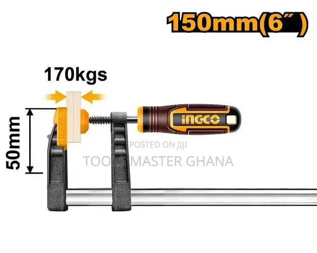 F Clamp With Plastic Handle - Hfc020501 · Photo 1
