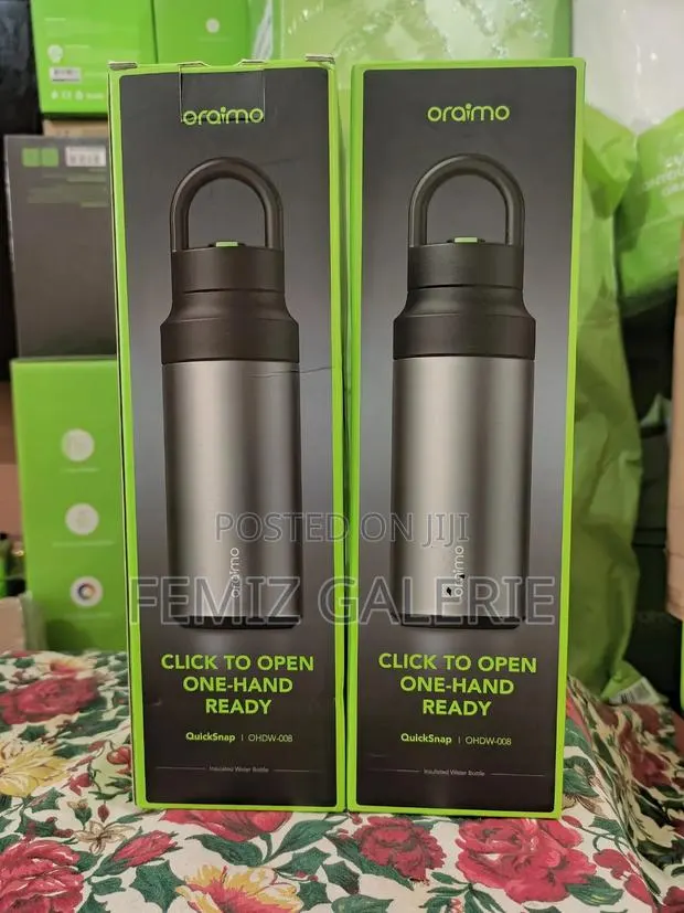 Oraimo QuickSnap 550 Portable Leakproof 550ml Insulated Water Bottle · Photo 1