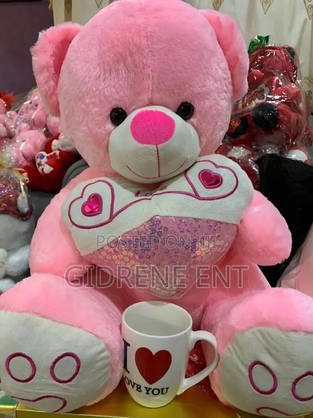 Xl Teddy Pink And White · Photo 1