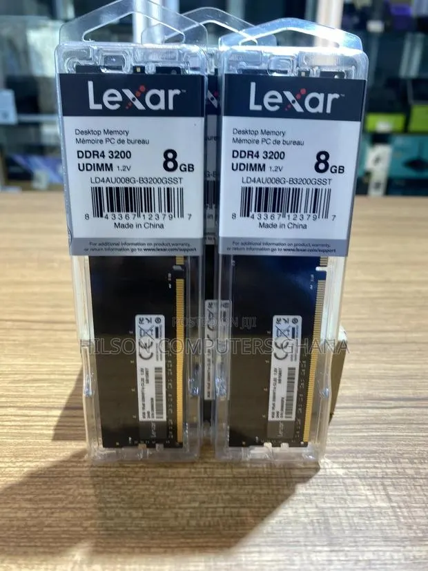 Lexar 8gb Ddr4-3200 Udimm Ram – Desktop Memory · Photo 1