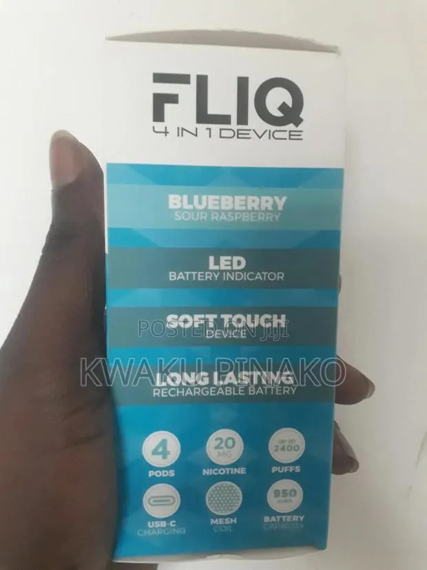 Fliq 4 in 1 All Flavours Soft Touch Rechargeable Vape · Photo 1