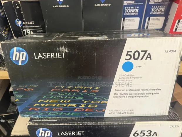 HP 507A Cyan Toner · Photo 1
