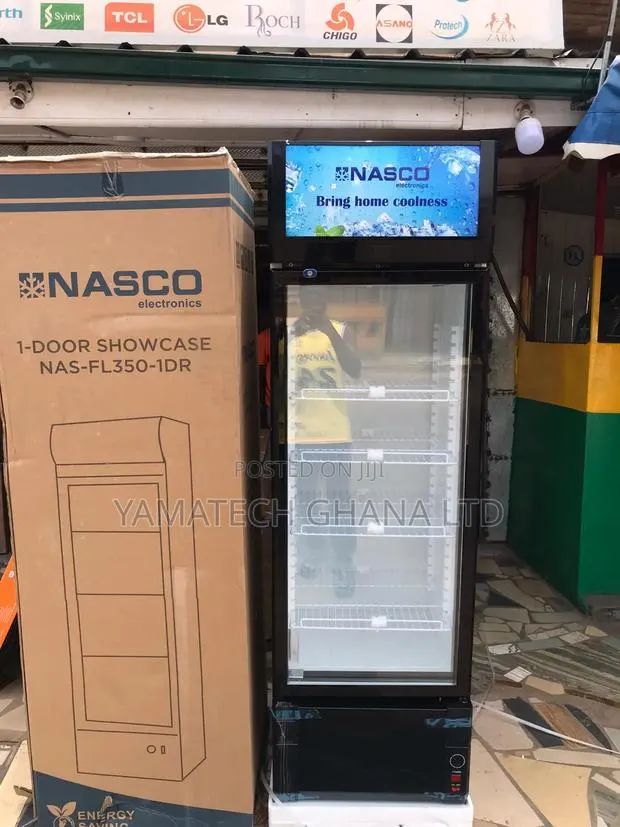 Brand New Durable Nasco 288 Litre Display Fridge · Photo 1