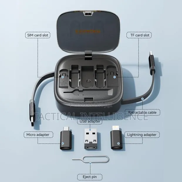 Novaplug Multi Usb Adapter Retractable Charging Cable Kit · Photo 1