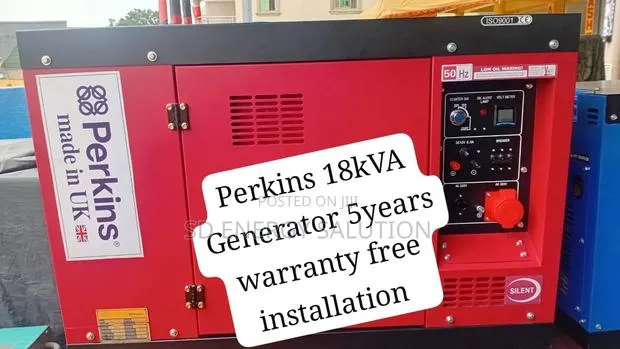 Perkins 18kVA Diesel Generator – Heavy Duty Fuel Efficient · Photo 1