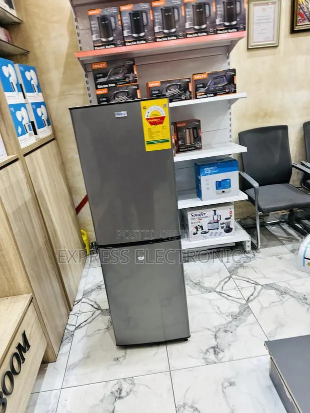 Lovely New Dark Grey Color Double Door Fridge Nasd2-20fl · Photo 1