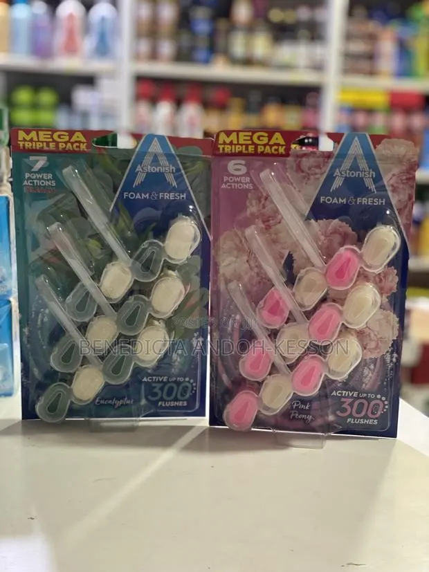 Astonish Foam and Fresh Toilet Blocks Triple Pack · Photo 1