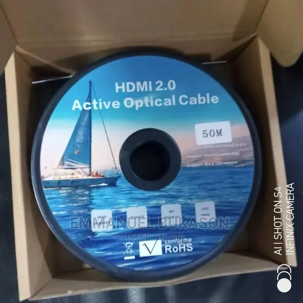 50m Fiber Optic HDMI T Cable · Photo 1