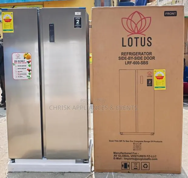Lotus 525l Side-by-Side Refrigerator – LRF-600-SBS · Photo 1