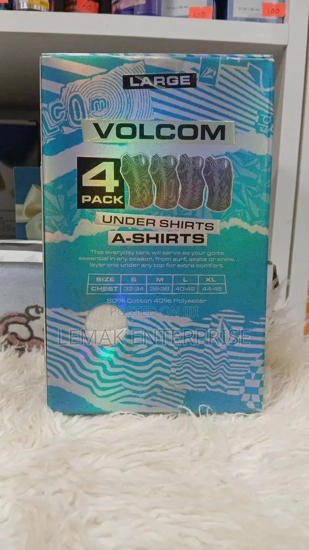 Volcom Men Underwear/ Singlet 4-Pack. Large Size. From USA · Photo 2
