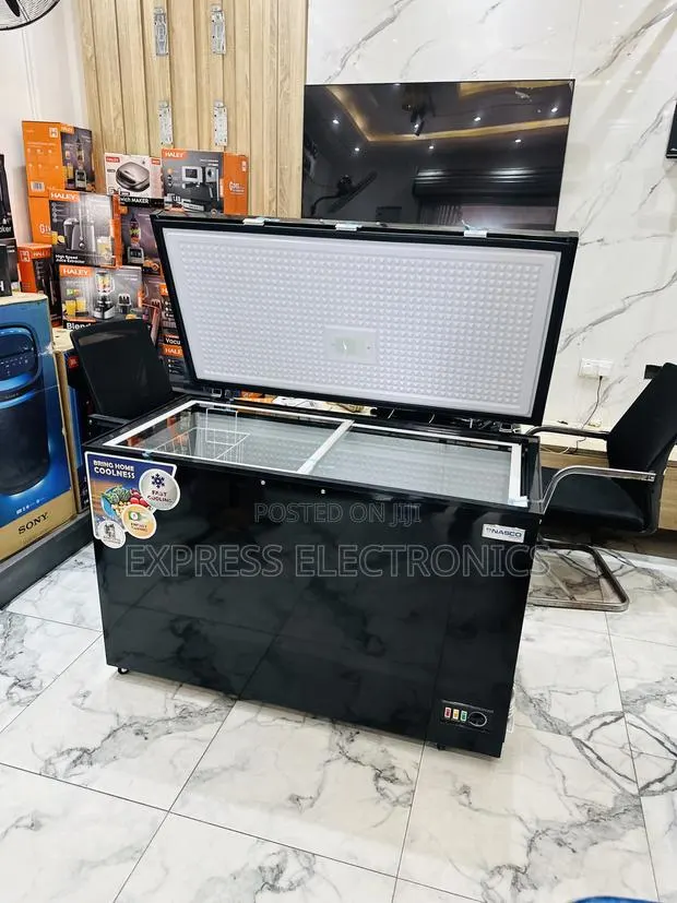 Quality Chest Freezer Single Door Black Nasco 400l Nas-485fl · Photo 1