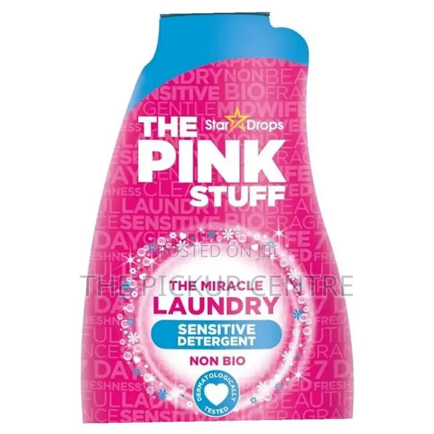 The Pink Stuff Miracle Laundry Sensitive Non-Bio Liquid (960ml) · Photo 1