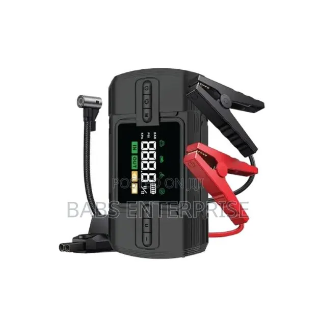 Green Lion 12V Jump Starter 12000 mAh – Black · Photo 1