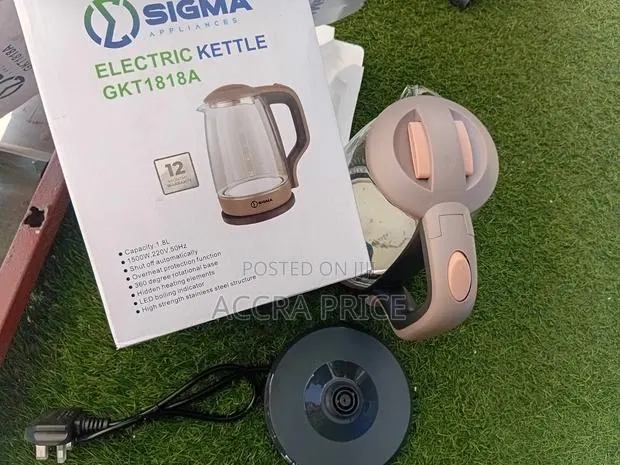 Sigma 1.8L Electric Kettle Perfect for Everyday Use · Photo 1