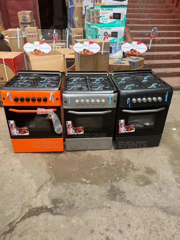 Ferre 60×60cm 4-Burner Gas Cooker With Oven Grill · Photo 1