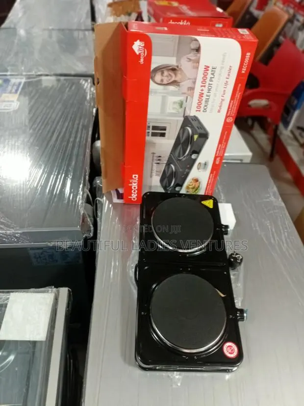 Decakila Portable Double Hot Plate With Adjustable Heat · Photo 1