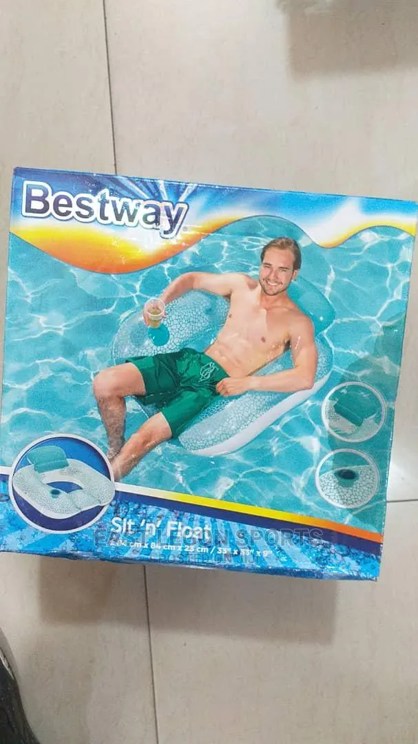 Swimming Pool Floater Sit and Float Cup Holder Too · Photo 1