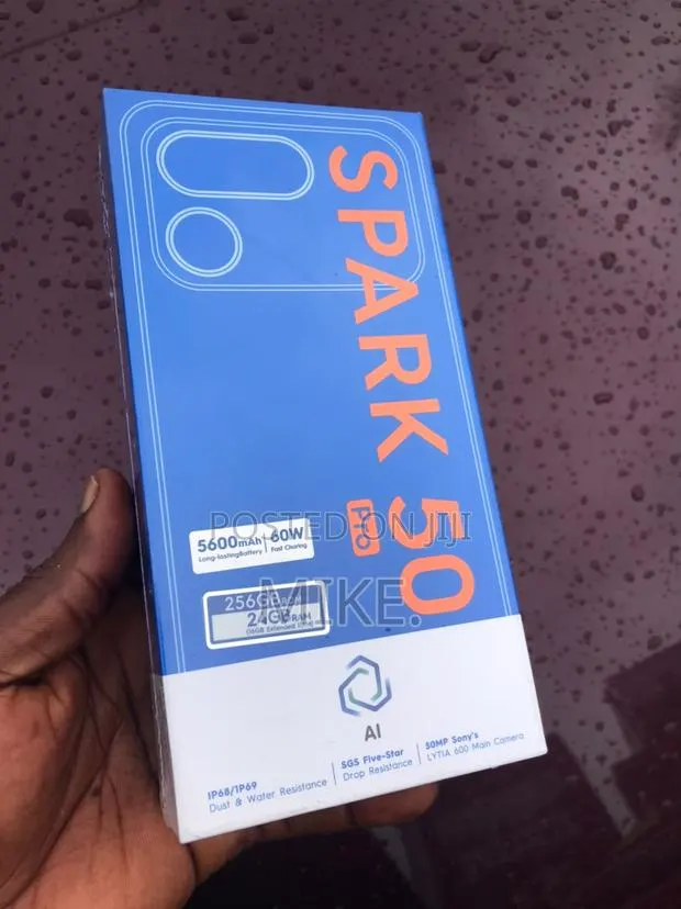 New Tecno Spark 50 Pro 256 GB Black · Photo 1