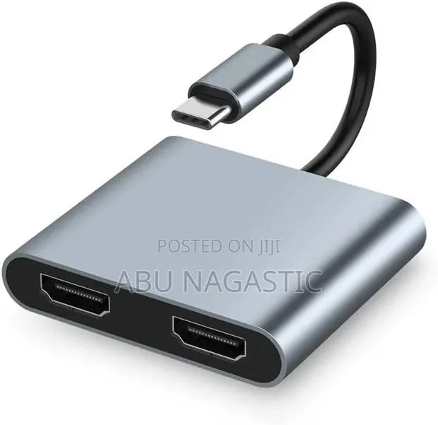 USB C to Dual HDMI Type-C Adapter · Photo 1
