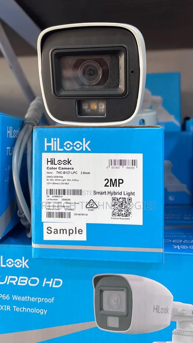 Hilook 2mp Full Color Without Sound Fixed Mini Bullet Camera · Photo 1