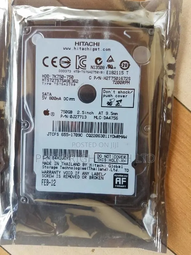 Brand New 750gb Laptop Hard Drive · Photo 1