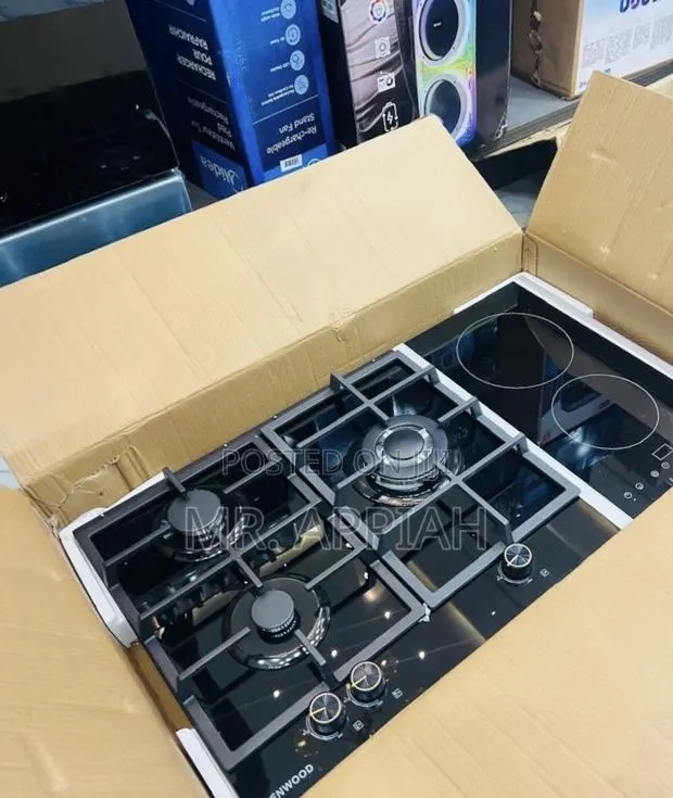 Classic Kenwood 90cm 3 Gas + 2 Electric Built in Hob(Tempered Glass) · Photo 1