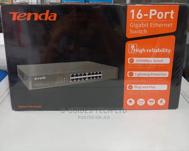 Tenda 16port Gigabit Switch, 16-Port Gigabit Switch · Photo 1