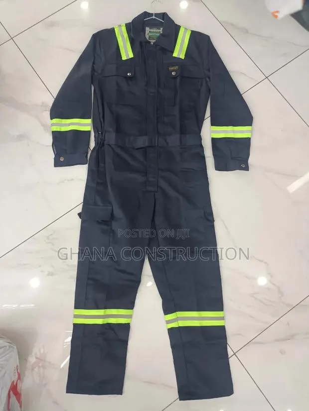 Reflective High Visibility Straight Safety Coverall Overall Uniform · Photo 1